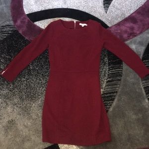 Sandro maroon dress